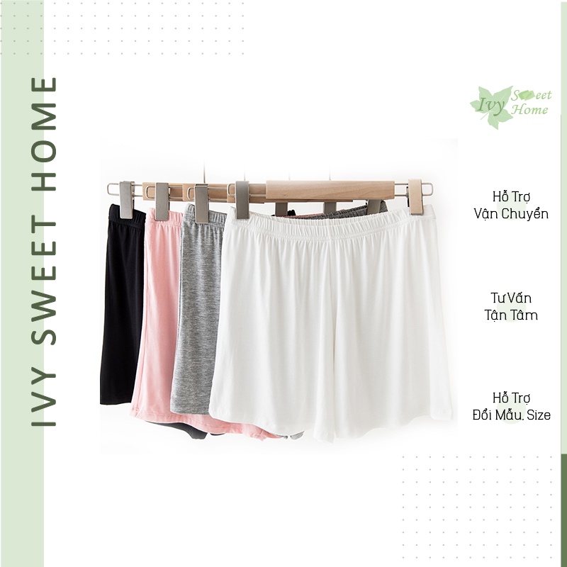 Quần ngủ vải modal mặc nhà thoải mái, quần mặc trong váy IVY008