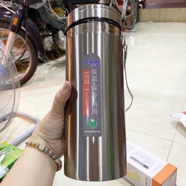 Bình giữ nhiệt  BAOL inox 2 lớp SIZE LỚN 1500ml và 1200ml