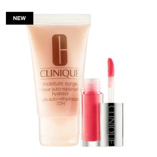 Set Kem dưỡng ẩm CLINIQUE MOISTURE SURGE™ 72H AUTO-REPLENISHING HYDRATOR và son dưỡng [Có sẵn]