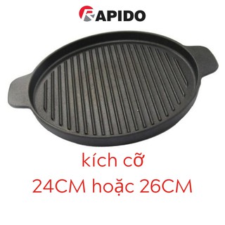 Chảo Nướng Rapido RG24-RF/ RG26-RF, Chính Hãng, Dùng Được Trên Mọi Loại Bếp.