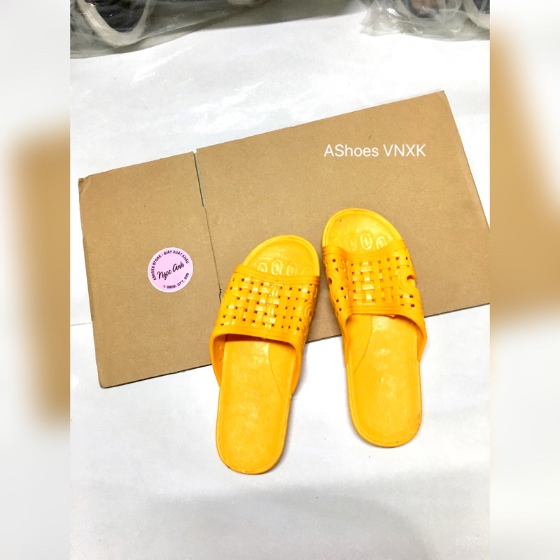 Dép tổ ong VThắng màu vàng mẫu A- size nam nữ  | AShoes VNXK