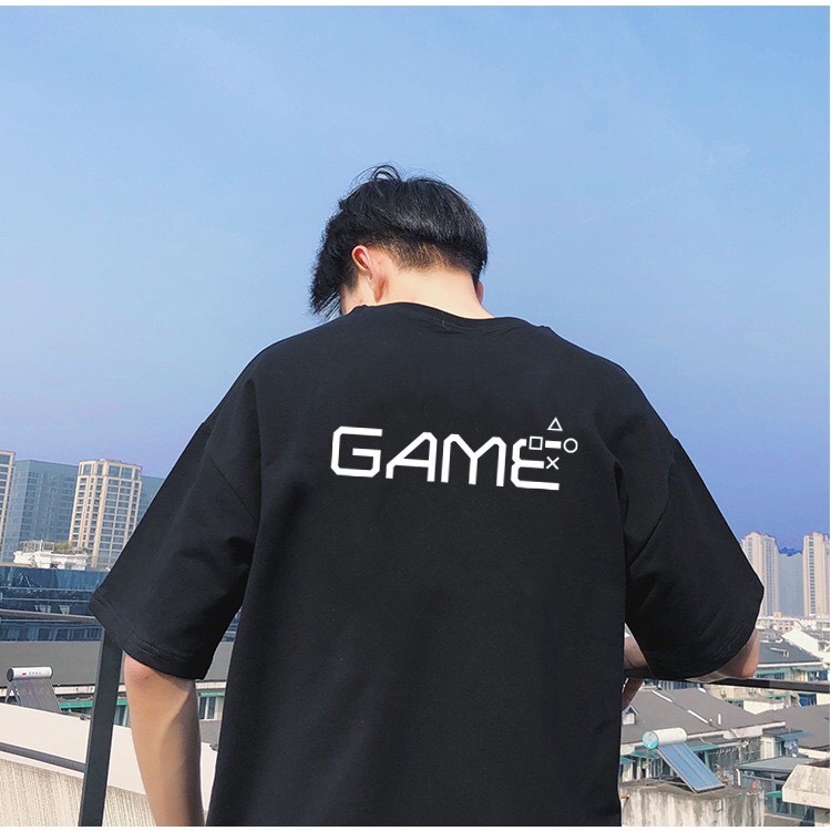 Áo Thun Nam Nữ Game Player Chất Cotton