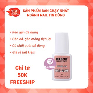 [ FREESHIP 50K ] Keo gắn móng, gắn đá trang trí siêu bền MXBON ( lọ 7g) - Carton Nail