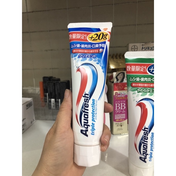 Kem đánh răng aquafresh nhật tuýp 140G