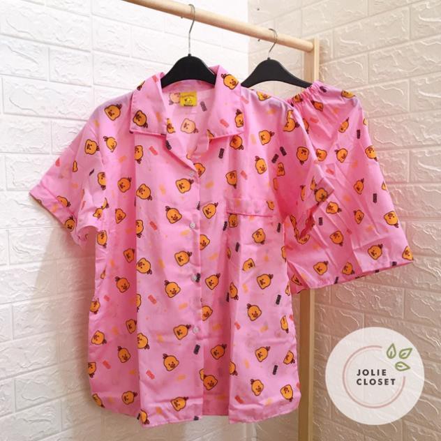 Bộ Ngủ Pijama Nhập Khẩu Thái Lan Hình Chú Gà Dễ Thương