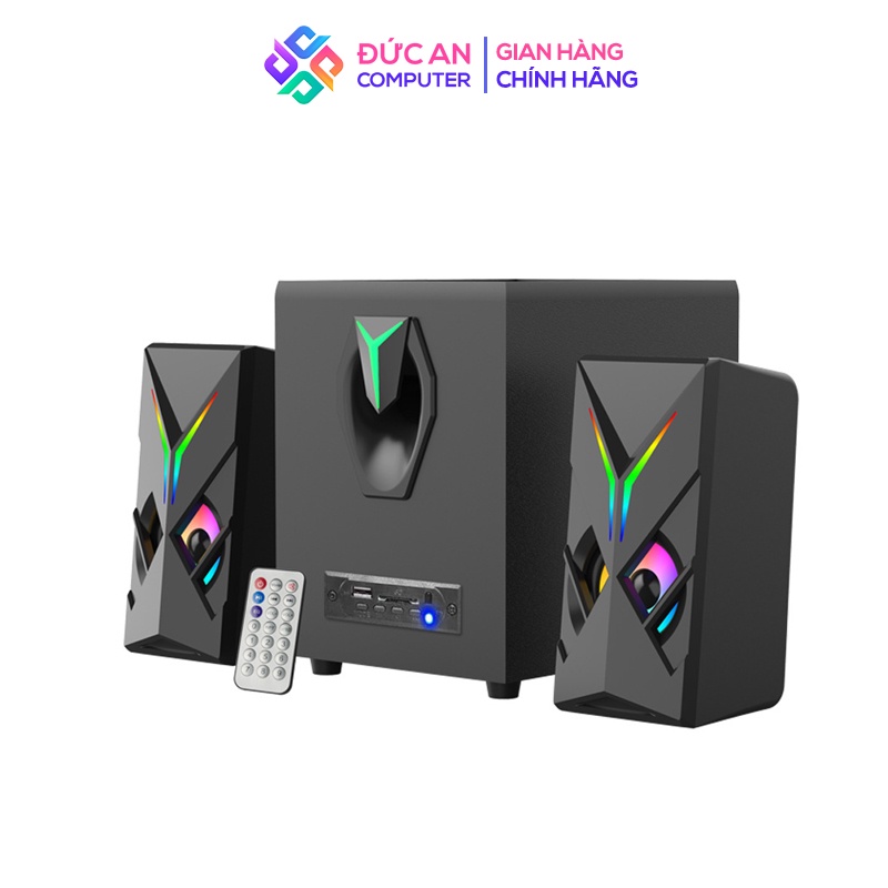 Loa Vi Tính 2.1 FT T12-9005BT Led RGB - Kết Nối PC, Mobile, USB, SD Card, Bluetooth