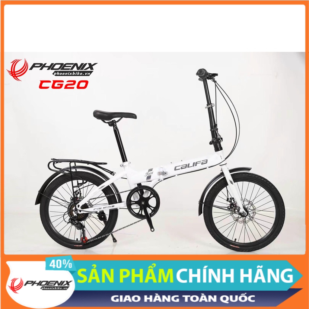 Xe đạp gấp 20 inch Califa CG20 6 tốc độ