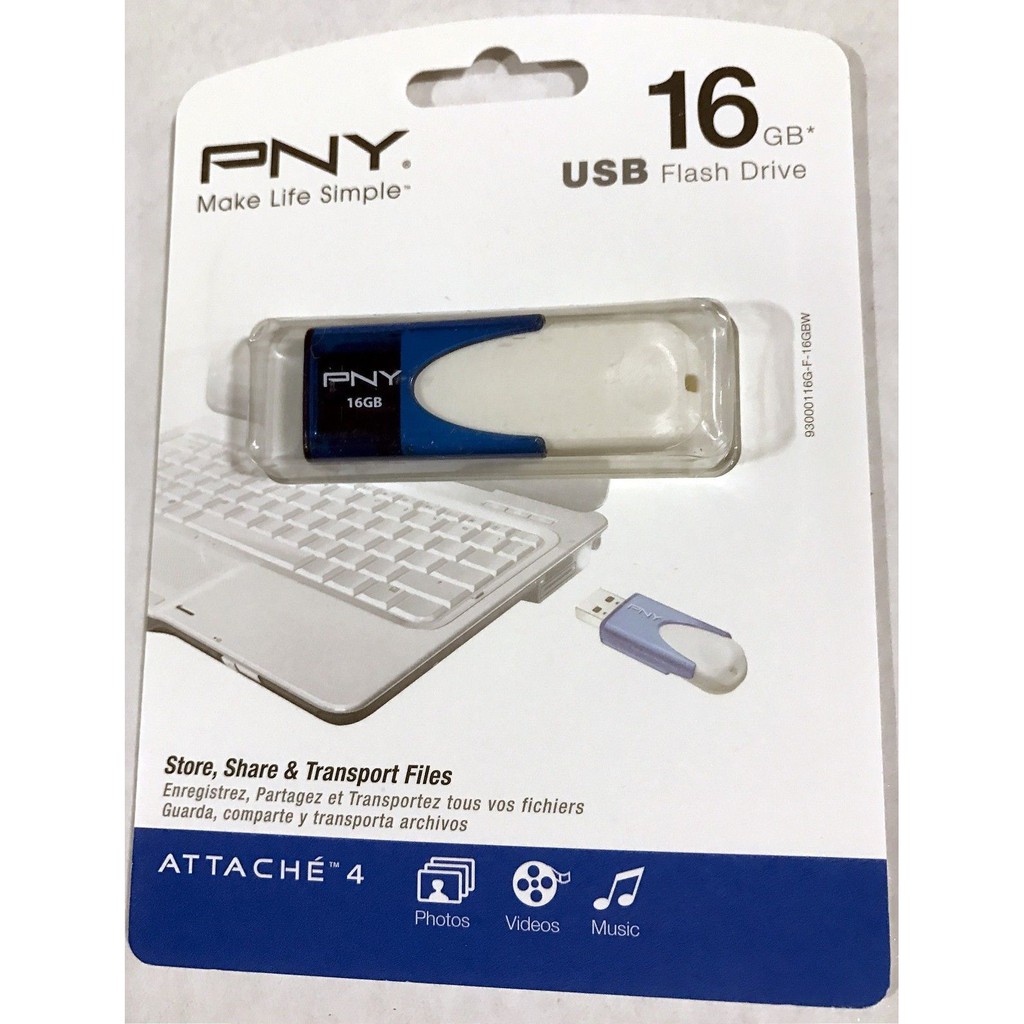 Ổ Cứng Ngoài Flasdisk Pny Attache 4 16gb Fd Mini Chính Hãng