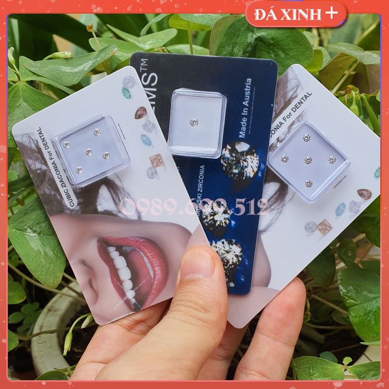 Đá Đính Răng Cao Cấp Kim Cương NT SWR Vỉ Không Sỉn Mầu Theo Thời Gian