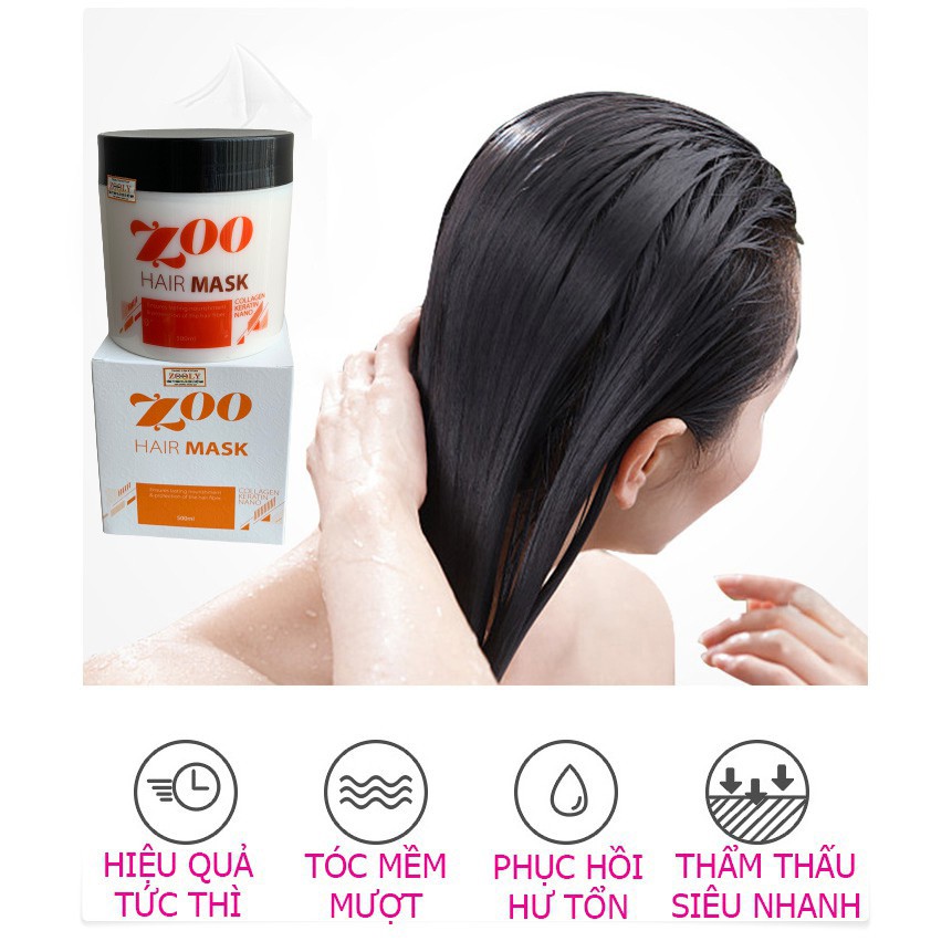 Kem Ủ Tóc Giảm Rụng Tóc,Phục Hồi Tóc Khô Xơ, Hư Tổn Tinh Chất COLAGEN 500ML ⚜️Hàng Chính Hãng⚜️ CT57