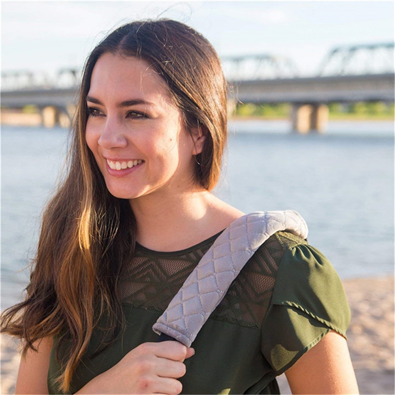 Set 2 đệm bọc dây an toàn bằng nhung mềm gắn dây đai an toàn cho xe hơi/ xe tải/ suv/ máy bay