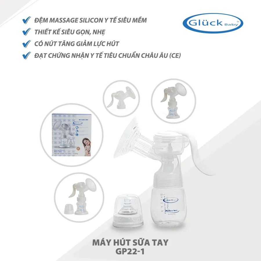 Dụng cụ hút sữa bằng tay Gluck Baby GP22-1