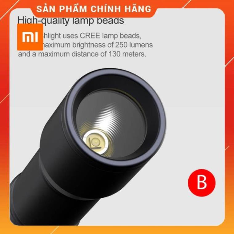 [Freeship] Đèn pin cầm tay siêu sáng mini Xiaomi Beebest,đèn pin xiaomi chính hãng