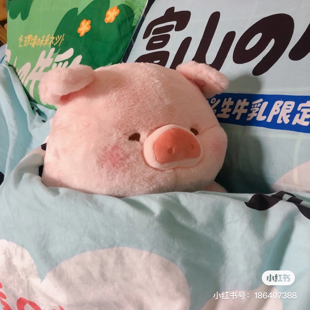 Có SẵnGấu bông lợn - Heo bánh mì LuLu tham ăn mập hú.Búp Bê Nhồi Bông Hoạt Hình Siêu Mềm