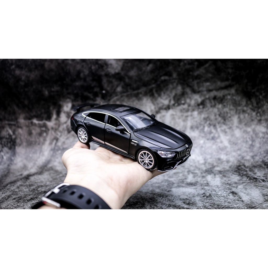 MÔ HÌNH XE MERCEDES AMG GT63 BLACK 1:32 DOUBLE HORSES NO BOX 6444