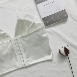 [NGODT1120 - giảm thêm 15k]  Áo croptop hai dây cúp ngực
