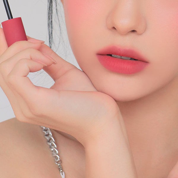 (CAM KẾT CHUẨN AUTH, TEM HIDDEN TAG) Son 3CE Blurring Liquid Lip Chapter Pink – Màu Hồng Khô