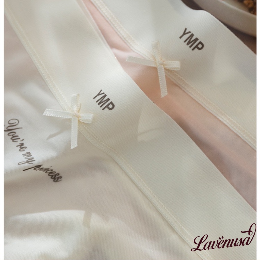 Quần lót nữ đúc su cạp vừa đính nơ siêu mỏng mềm mượt quyến rũ LAVENUSA QL106