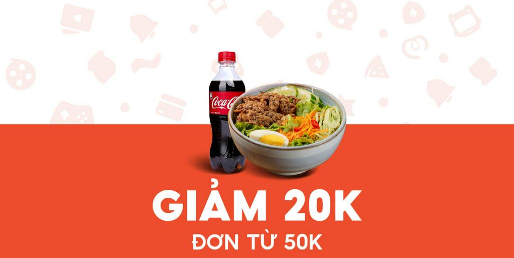- Chị Cúc - Giảm 20K cho Bún Trộn Thịt Bò + Coca 330ml