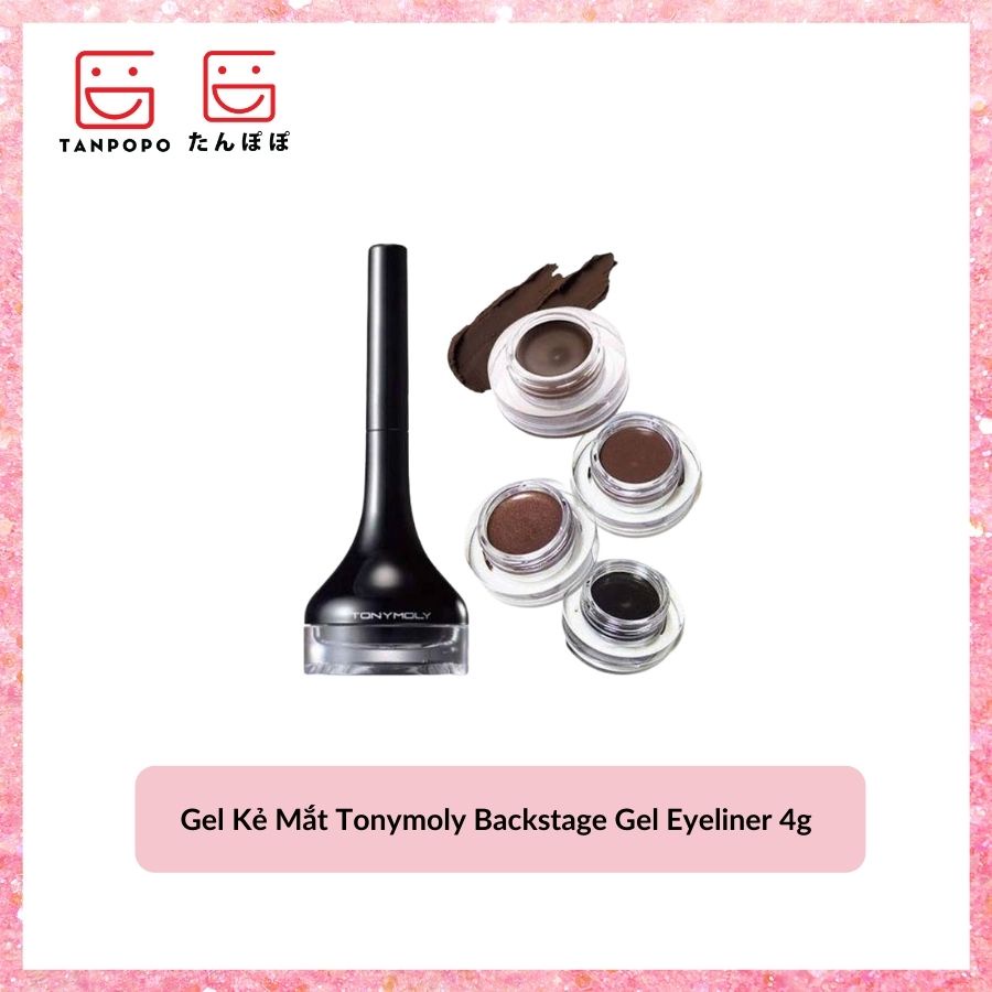 [Có sẵn] [Chính hãng] Gel Kẻ Mắt Tonymoly Backstage Gel Eyeliner 4g