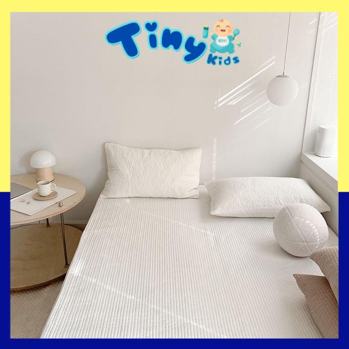 Ga Trải Giường Trần Bông Bo Chun Hàn Quốc Hàng Cao Cấp - Tiny Kids