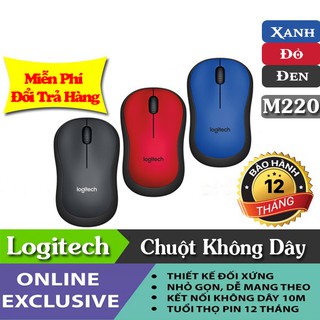 (LogitechM220) Nhà Phân Phối Chuột Logitech M220 Chính Hãng