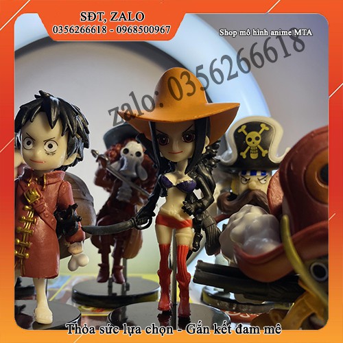 Tàu Sunny, Combo 9 Mô Hình One Piece Z team MŨ RƠM . Hàng độc quyền tặng kèm VOUCHER KHUYẾN MÃI