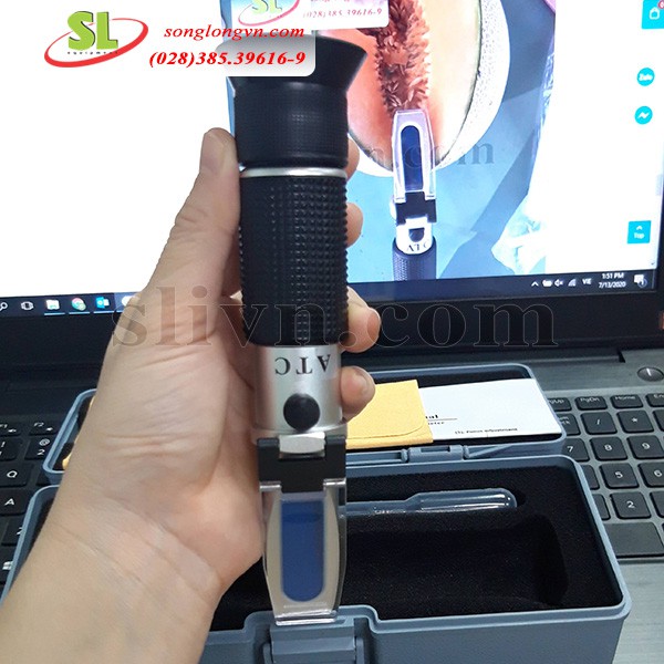 Khúc xạ kế đo độ ngọt/ độ cồn sli-25brix