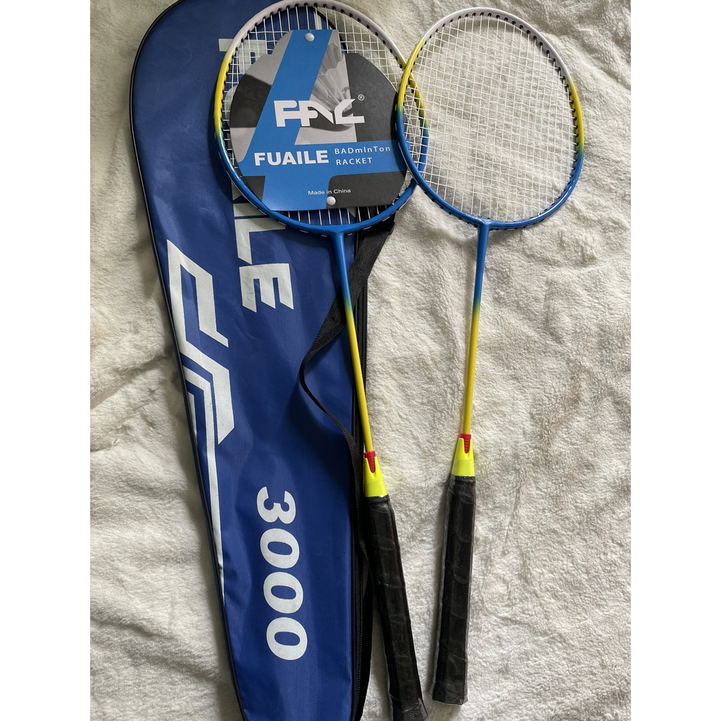 [Sỉ Ib] Vợp CẶP CẦU LÔNG FUAILE 3000 giao màu ngẫu nhiên + Tặng kèm 1 trái cầu (hoặc 2 quấn cán)