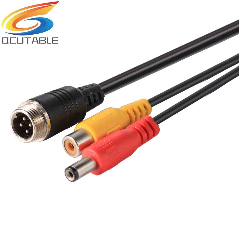 Dây Cáp Chuyển Đổi M12 4Pin Aviation Head Sang RCA Female DC Male