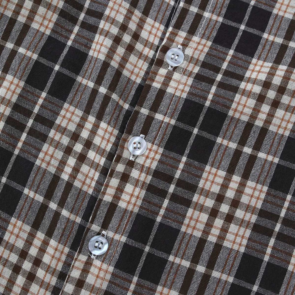 Sanlutoz Áo Liền Quần Tay Dài Họa Tiết Caro Cho Bé Trai Sơ Sinh