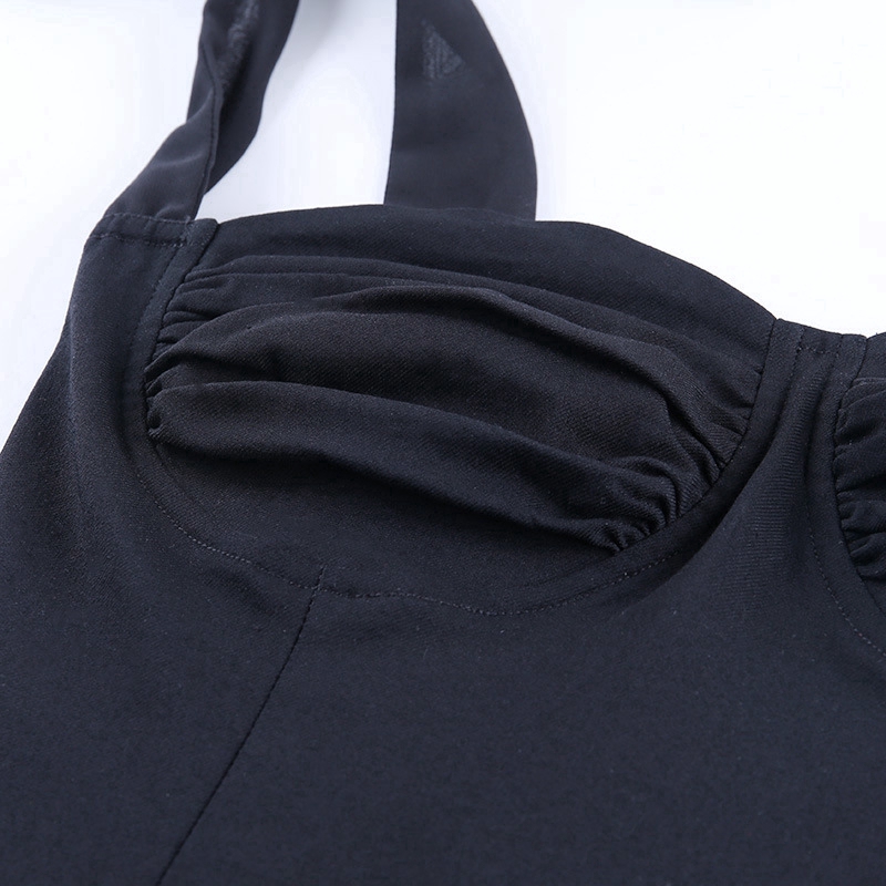 DUNEA COD Sexy Strapless Slim Mini Dress Women Sleevelss Plain Bodycon Dress