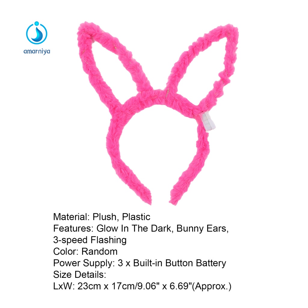 Băng Đô Hóa Trang Có Đèn LED Phát Sáng