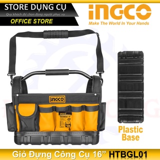 16" túi đựng công cụ ingco htbgl01, giỏ đựng công cụ