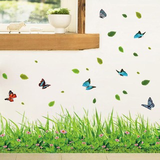 Decal dán tường cho bé khu vườn hoa bướm