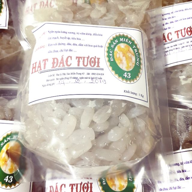 Hạt đác tươi 2kg  hút chân không, kèm ảnh thật (l nấu chè, rim hoa quả)