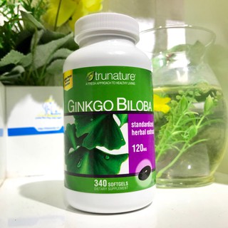 [Hàng Mỹ] Hộp mới 340 viên Trunature Ginkgo Biloba (08/23)