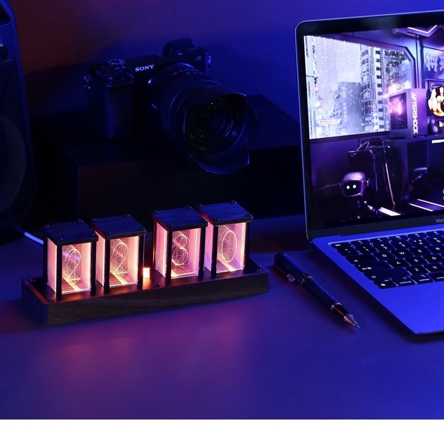 Đồng hồ Led cổ điển để bàn cao cấp bản mới