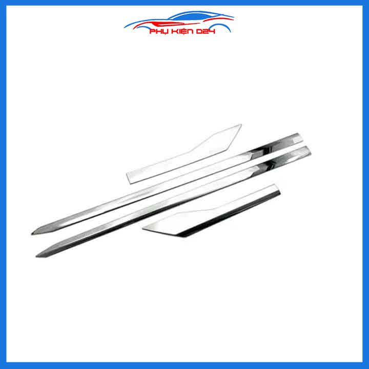 Ốp nẹp sườn Toyota Raize 2021-2022 mạ crom trang trí bảo vệ xe