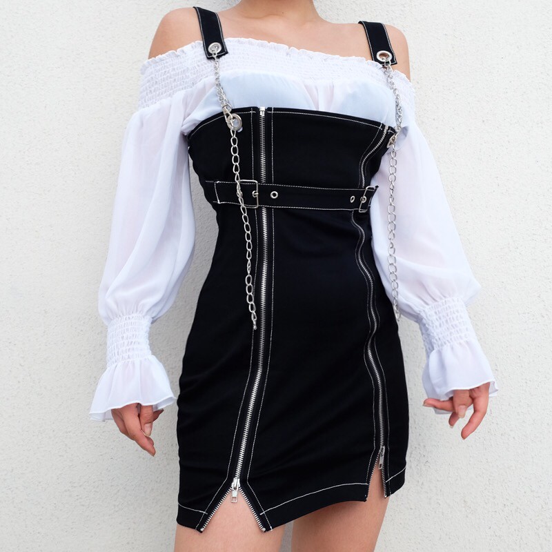 Đầm dáng ôm hai dây mini Emilyshop