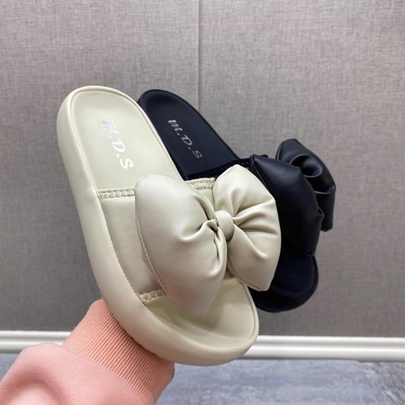 Dép Quai Ngang Nữ Bánh Mì QC Cao 3cm Cao Cấp TRINH LÊ SHOP GIÀY DÉP TL285