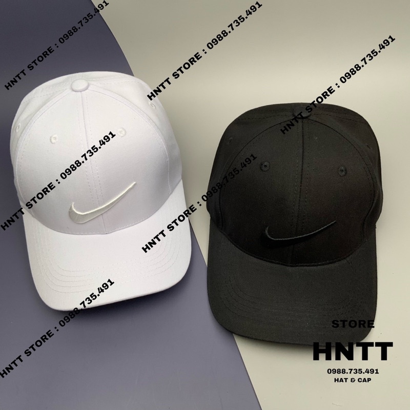 Nón Kết Thêu Logo Móc Nai Đen Thêu Đen Thời Trang Nam Nữ