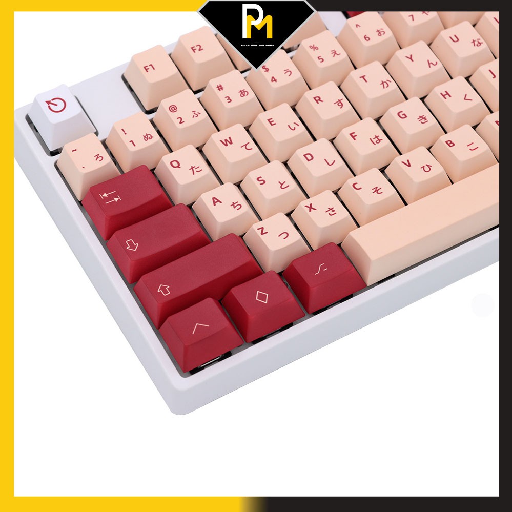 Keycap PBT Daling Song Ngữ in 5 mặt sublimation cao cấp 129 phím của PCmaster