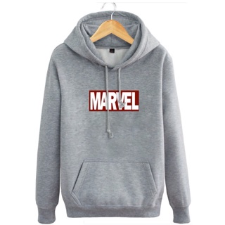 ÁO HOODIE THU ĐÔNG MARVEL XÁM