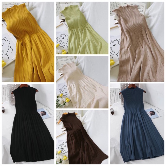 (Oder) váy len quảng châu free size