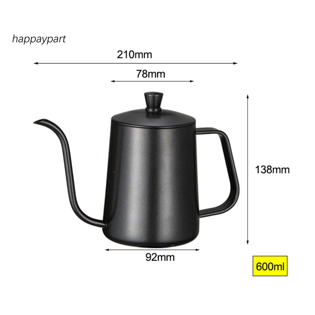 Bình pha cà phê trà bằng thép không gỉ 600ml tiện dụng - ảnh sản phẩm 4