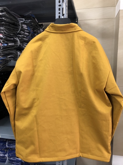 Áo Khoác Jean Kaki TÚI DÂY KÉO VÀNG Unisex 1hitshop | BigBuy360 - bigbuy360.vn