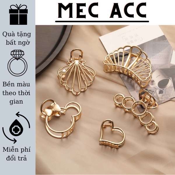 KẸP TÓC MÀU VÀNG PHONG CÁCH HÀN QUỐC XINH XẮN CHO NỮ A15