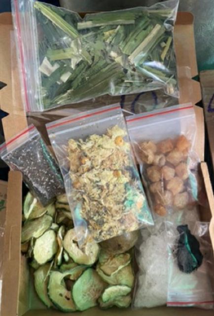 Set Trà Sâm Bí Đao, La Hán Quả, Hoa Cúc, Nấu 5L Nước