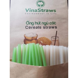 [ORGANIC] ỐNG HÚT GẠO NGŨ CỐC